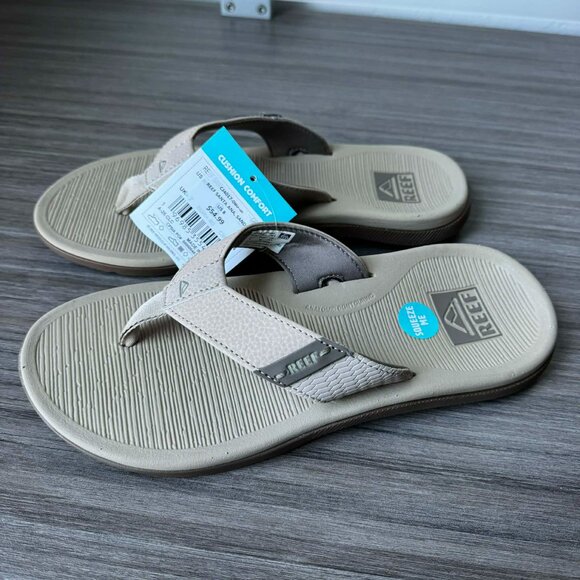 Reef Santa Ana Thongs Sandals Flip Flops Size 8 $65 in Sand - Picture 3 of 6